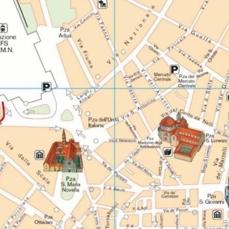 Tre Gigli Firenze Apartment, 5 Minutes From Station, Via Palazzuolo 55 外观 照片