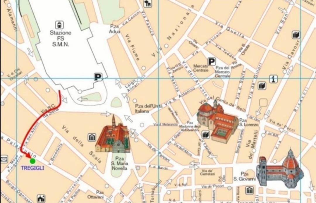 Tre Gigli Firenze Apartment, 5 Minutes From Station, Via Palazzuolo 55 外观 照片